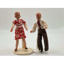 Caco dukke mand fra 1950/60'erne (vintage) 9,5 cm