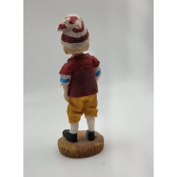 Dukke barn i resin (brugt) 11,3 cm