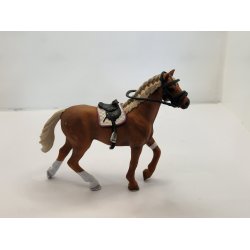 Schleich heste sadle og hovedtj (brugt)