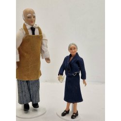 Glas med sugerr og citron skive i plastik (nyt)