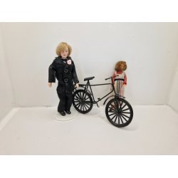 Sort herre cykel i metal (brugt)