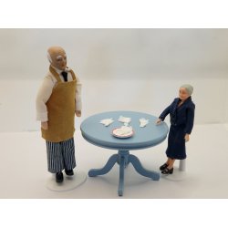 4 serviet ringe med servietter (nye)