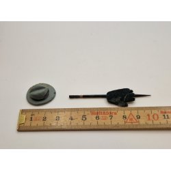 Lille st med hat, stok og handske (brugt)