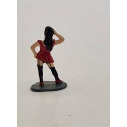 Meget lille figur i hrd plastik (brugt/vintage)