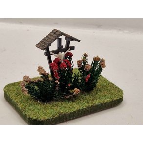 Lille bed med Jesus figur (brugt/som ny)