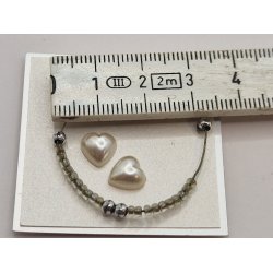 Dekorations krans med 2 sm hjerter (nyt)