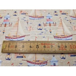 Martimt tapet med 2 forskellige sider 3030 cm (nyt)