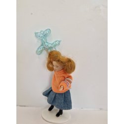 Ballon hund i resin (ny)