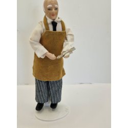 Gaffel i metal (vintage) 2,5 cm