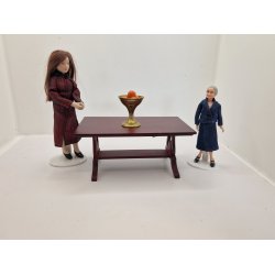 Opsats/skl p fod i metal (vintage)