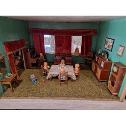 Kommode inkl ur (vintage fra 1940'erne)