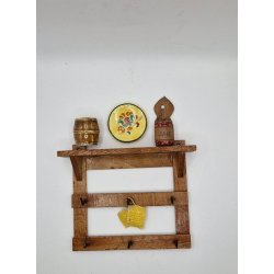 Platte i keramik, muligvis norsk rosemaling (vintage)