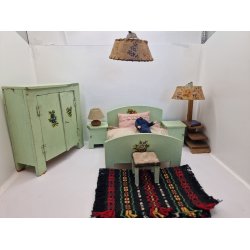 Natbord i tr (vintage/defekt)