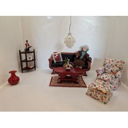 Loftlampe uden stik. "Koglen" i resin. Han bruges til 6 og 12 Volt (hndlavet)