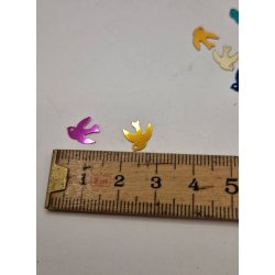 10 fugle i forskellige farver (nye)