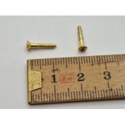 10 stk skruer (nye) 1,2 x 0,3 cm