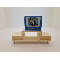 Tv (blyantspidser) med Scooby doo i plastik fra 1970'erne (brugt/meget fin stand)