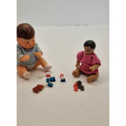 1 stk Gul "lege" klods i resin (hndlavet)