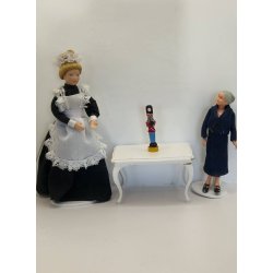 Garde med blse instrument i tr (vintage)