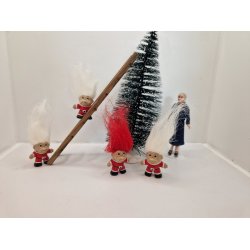 Dam trold i nisse tj og rdt hr. Original Dam trold (ny)
