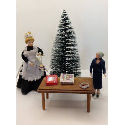 Snemand i glas (ny) 1,2 x 1,5 cm