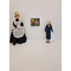 Billede p kraftig karton (vintage) Ml 4,3 x 3,7 cm 