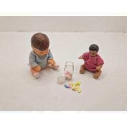 Glas krukke med ls slik (brugt)