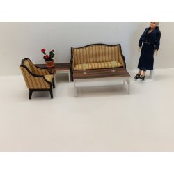 Sofabord i plastik. BRIO fra 1960'erne (vintage/meget fin stand)