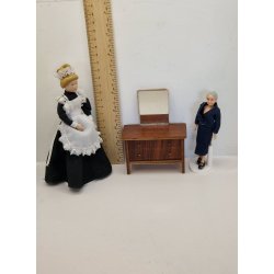 Kommode med spejl (vintage)