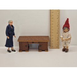 Skrivebord i tr (vintage)