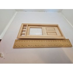 Dr med rude (ny) 19,7 x 8,8 cm