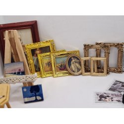 Billede af fin dame (vintage/med lille fejl)