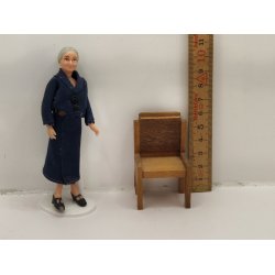 Spisebordsstol. Lundby fra 1940/50 (vintage)