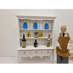 Dry gin flaske i tr (vintage)