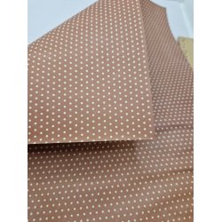 DIY papir/tapet med print p begge sider (nyt) (farve rd/brun) 30 x 30 cm