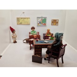 Skrivebord i tr. Mini Mundus (vintage)