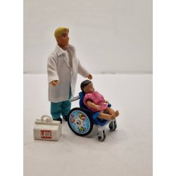 Dukke lge, portr, sygeplejerske (brugt)