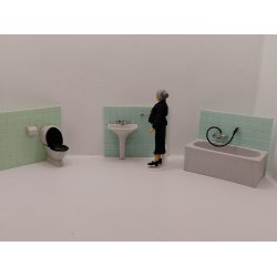 Toilet. Brio fra 1970 (vintage)