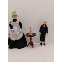 Kammerstage i metal inkl rdt lys (vintage)