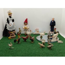 Stork i plastik (antik)