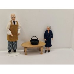 Sort flettet kurv (brugt)