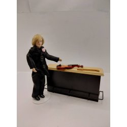 Violin med bue i tr� (brugt)