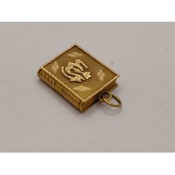 Bog i metal (vintage) 2,1 x 1,8 cm