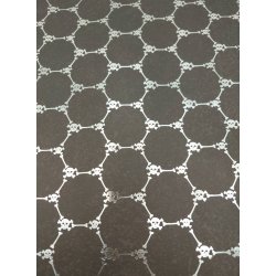 Tapet med skeletter (defekt/20 � 20 cm ok) 