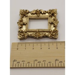 Ramme i resin (h�ndlavet) 5,3 x 4,5 cm