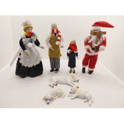 Sovende Golden retriever hvalp i resin (ny)