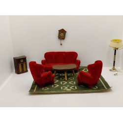 Sofabord i tr�. Sallingboe (vintage)