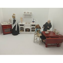 Krukke/vase i porcel�n (vintage)