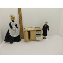 Skab med vask og kurve (nyt)