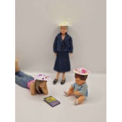 Sommer hat med blomster (ny)